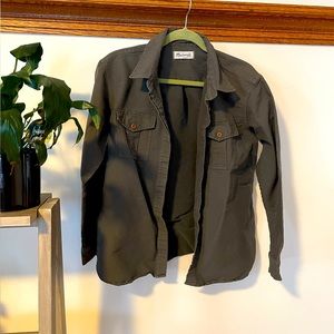 Madewell cargo shacket EUC